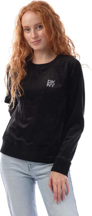 DKNY Sweatshirt Rundhalsausschnitt Velours