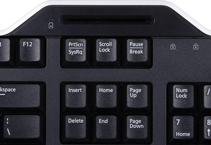 Actual product image Dell KB813 Smartcard Reader USB Keyboard (US, Cable)