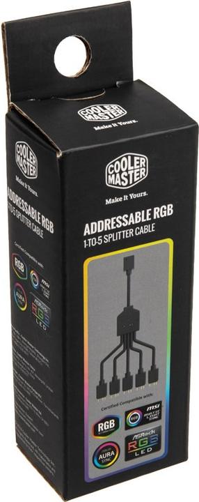 Productafbeelding Cooler Master ARGB 1 tot 5 Splitter (0.58 m)