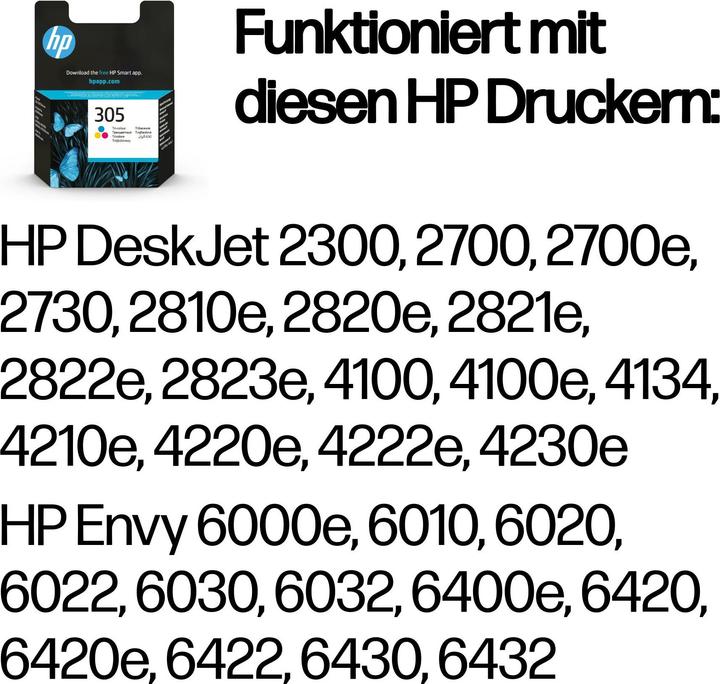 Productafbeelding HP 305 (M, C, Y)
