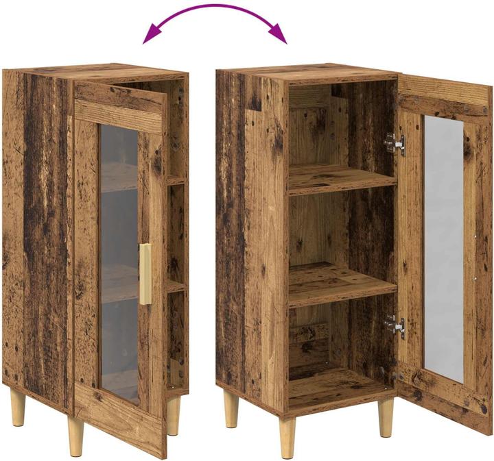 Produktbild vidaXL Wohnzimmer Sideboard (32.50 x 32.50 x 90 cm)