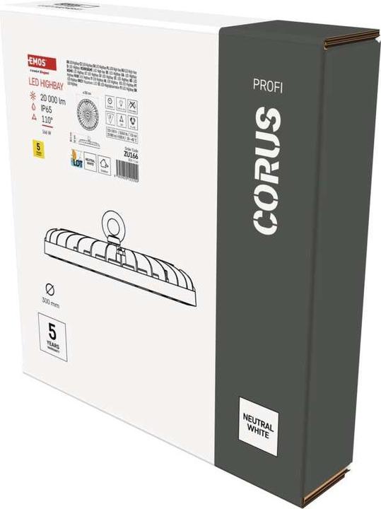 Immagine prodotto Emos Proiettore a LED HIGHBAY CORUS 166W (20000 lm)