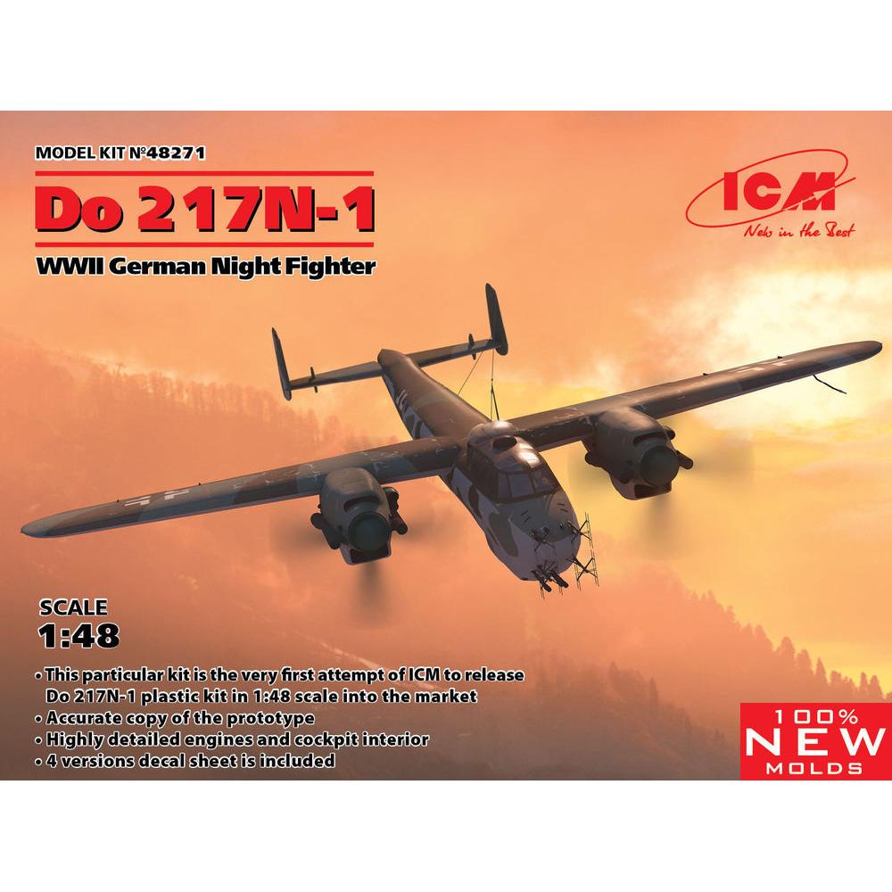 ICM Do 217N-1,WWII German Night Fighter (100% new molds)