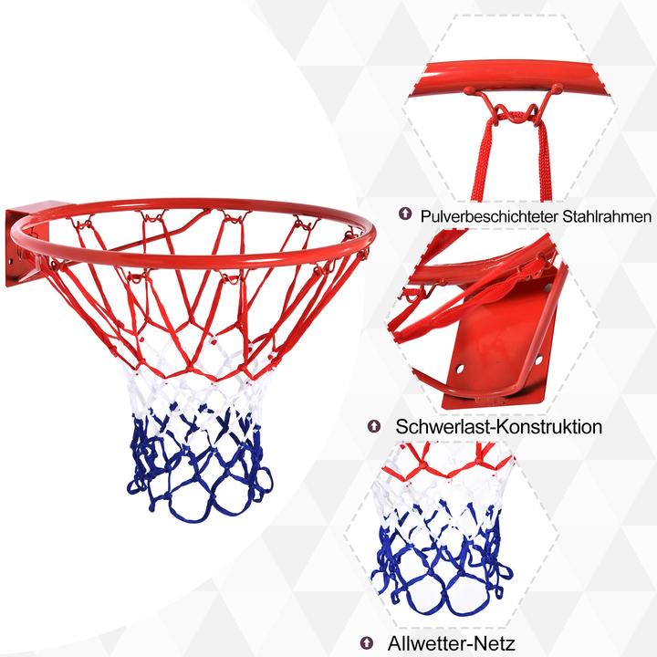 Actual product image Homcom Basketball hoop with net