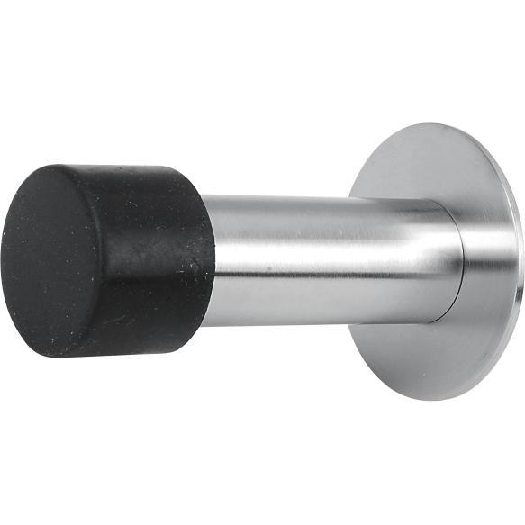 Home It Home>it dørstop til vaeg eller gulv Ø4,8 x 7,5 cm børstet stål, Batterien + Akkus
