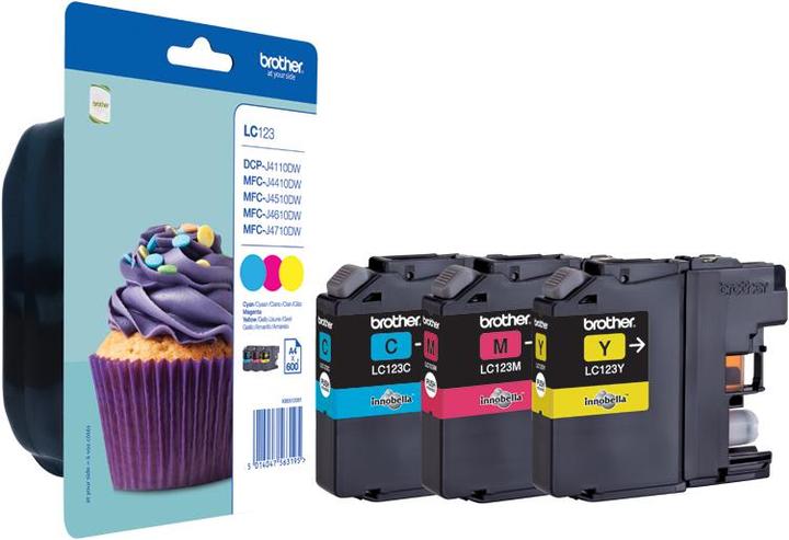 Immagine prodotto Brother LC-123 Rainbow Pack (M, Y, C)