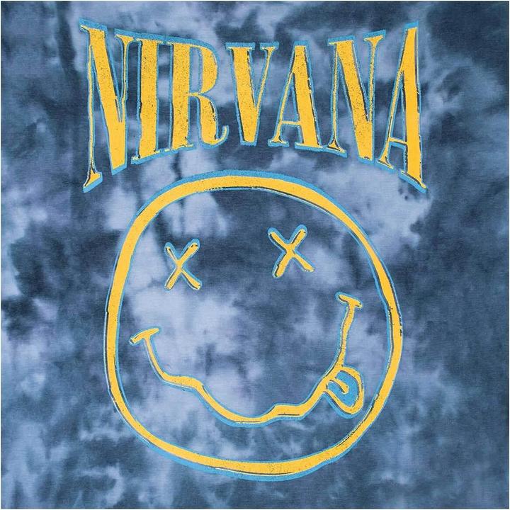 Actual product image Nirvana Happy Face Blue Stroke (XL)