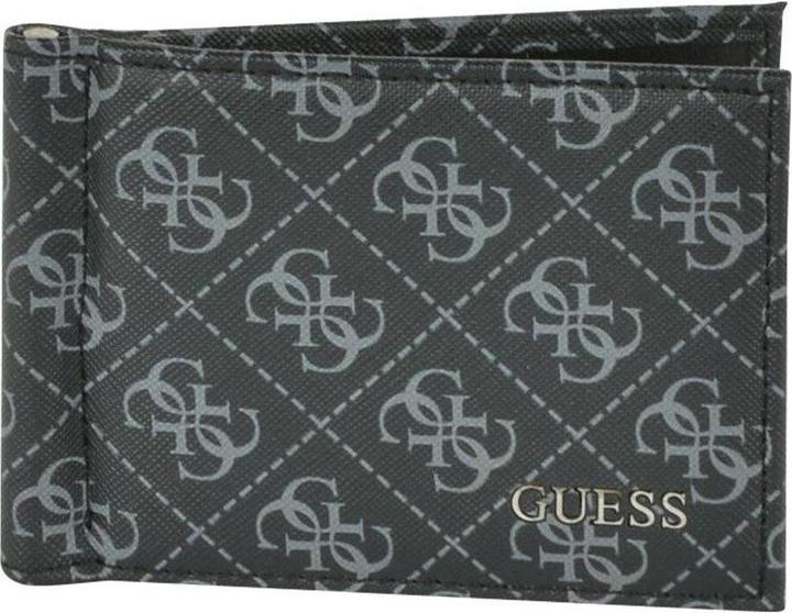 Actual product image Guess Vezzola, Textile Wallet, Coin Holder, SMVEZZPOL23, Black, For Men