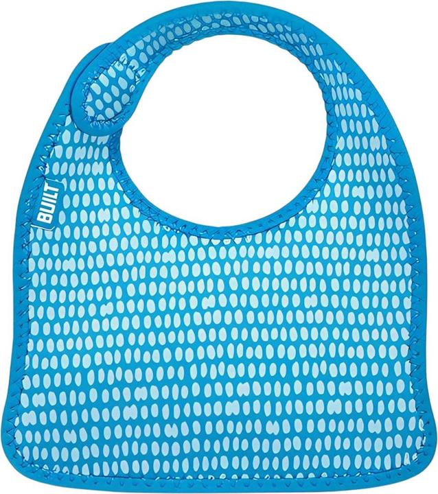 Actual product image Built Mess Mate Dribble Dots Blue 2 pcs. (6 Months)