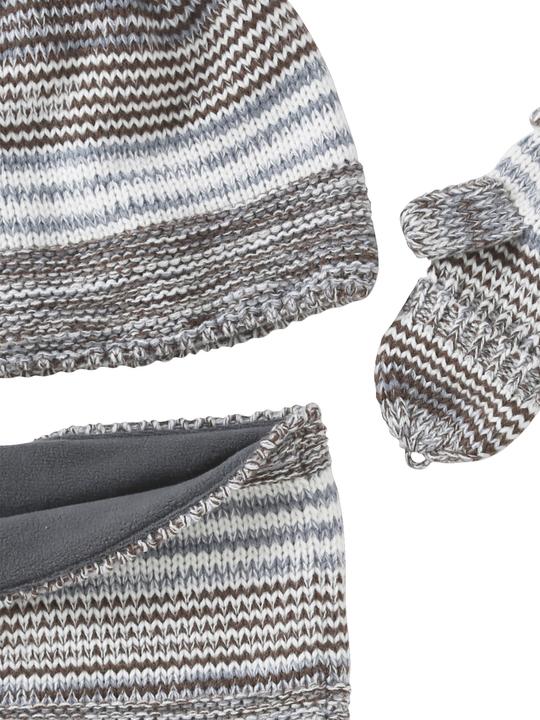 Actual product image Vertbaudet Jungen-Set: Mütze, Rundschal & Handschuhe (98, 86)