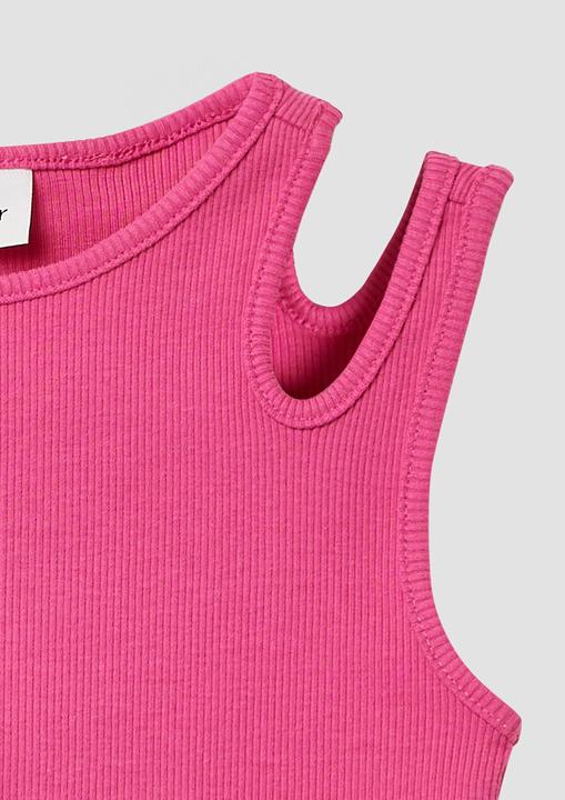 Produktbild S.Oliver T-Shirt Geripptes Tanktop mit Cut-outs (92)