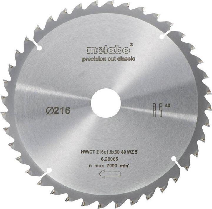 Actual product image Metabo Circular saw blade HW/CT 26