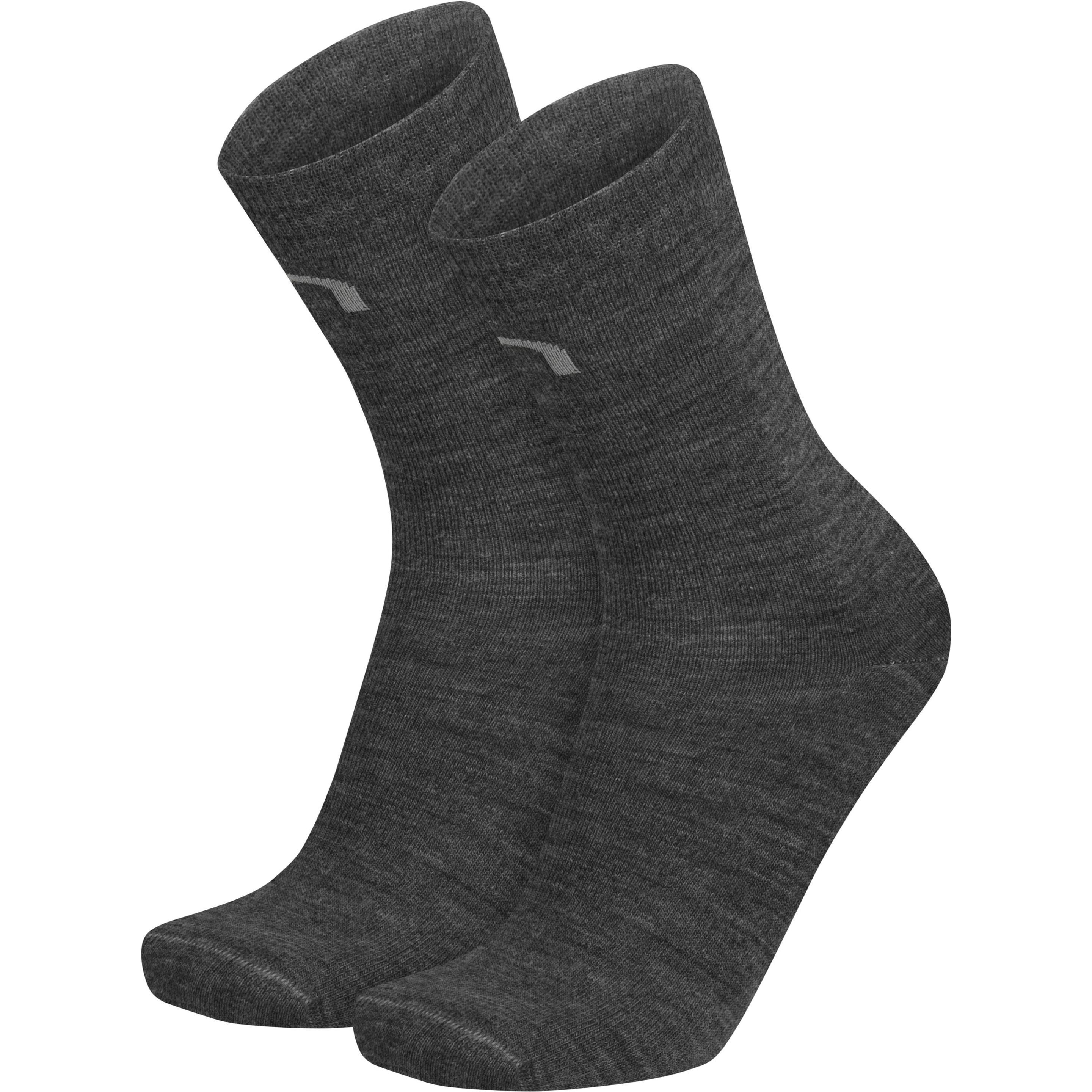 Thumbnail - Normani, Herren, Socken, 2 Businesssocke aus Merinowolle, Grau, (2er Pack, 35 - 38)