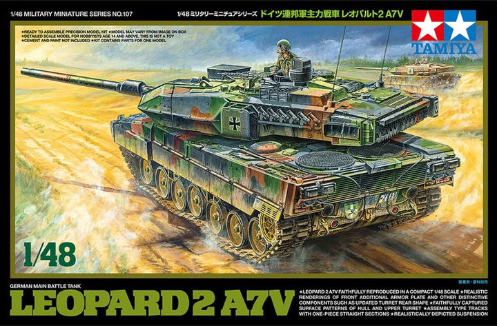 Image du produit Tamiya 1/48 German Main Battle Tank Leopard 2 A7V