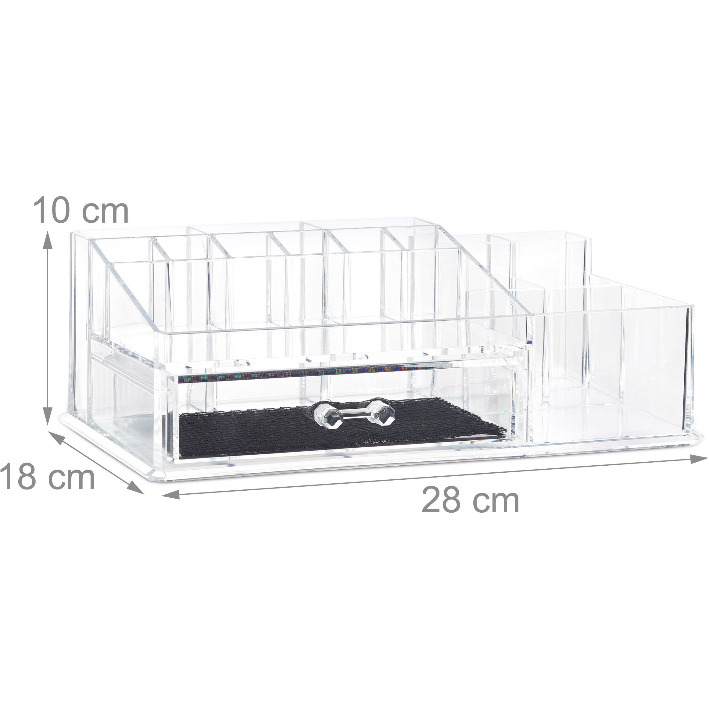 Relaxdays, Badaufbewahrung, Makeup Organizer