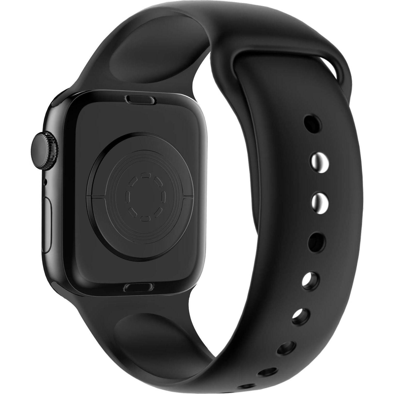 Thumbnail - Bandz Silikon Armband (Silikon, Apple Watch), Uhrenarmband, Schwarz