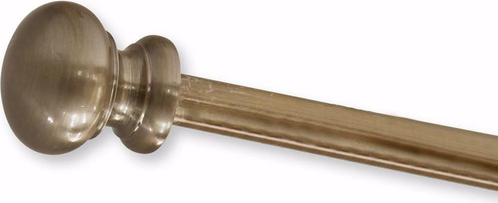 Loberon Gardinenstange Henderson antikmessing