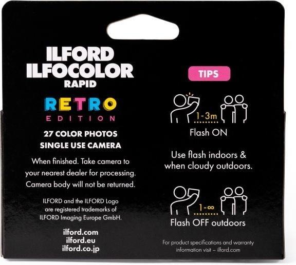 Produktbild Ilford Ilfocolor Rapid retro 27 Aufnahmen (Farbfilm)
