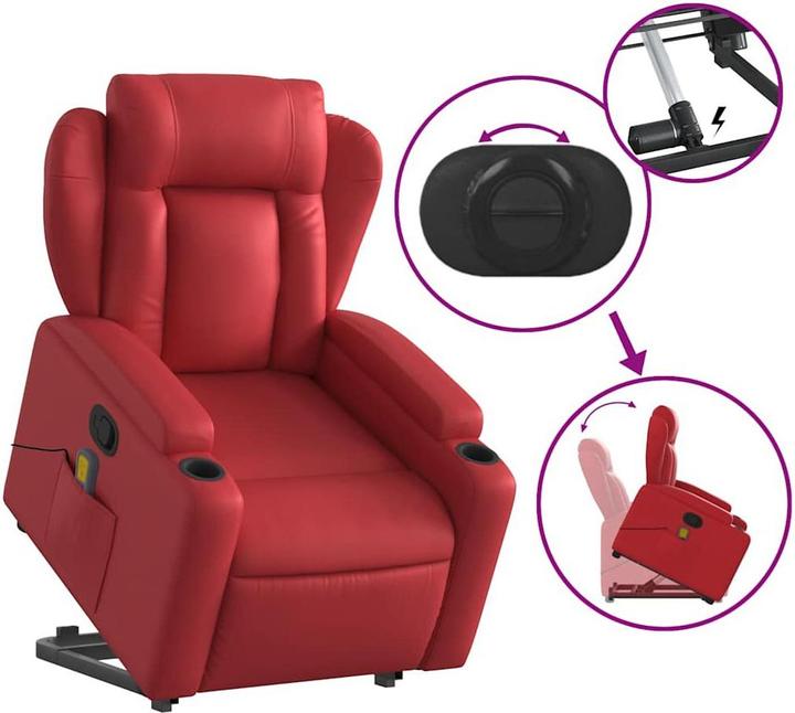 Produktbild vidaXL Massagesessel mit Aufstehhilfe