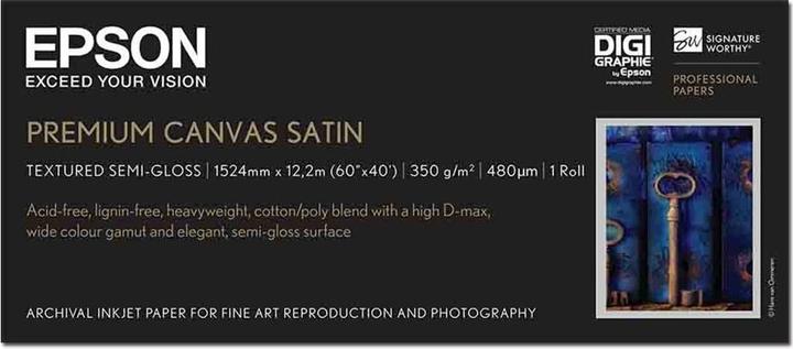 Actual product image Epson Paper/Prem Canvas Satin. 350gm2 (1220 cm, 152.40 cm)