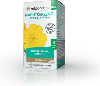 Produktbild Arkopharma Arkocaps Nachtkerzenöl Kapseln (60 Stk., Kapseln, 65 g)