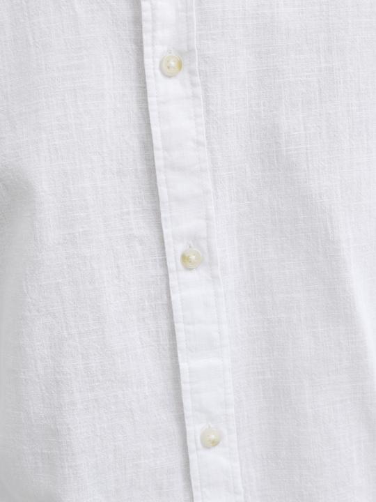 Actual product image Jack & Jones Jjesummer Linen Blend Band Shirt L/S Sn (XL)