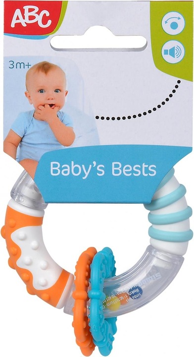 Actual product image Simba ABC Touch ring rattle