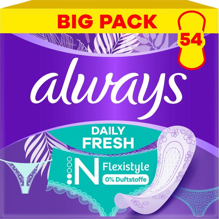 Produktbild Always Daily Fresh Flexistyle 0 % (54 x)
