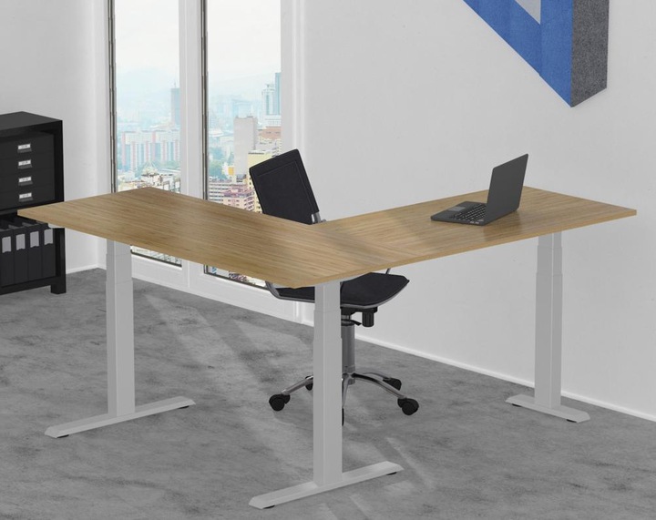 Productafbeelding OK-Line Elektrisch bureau TRD Flex, zilver