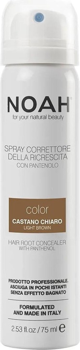 Produktbild Pure Pure NOAH Hair Root Concealer with Vitamin B5 Light Brown 75ml - Made in Italy - Cruelty Free, No SLS or (75 ml)