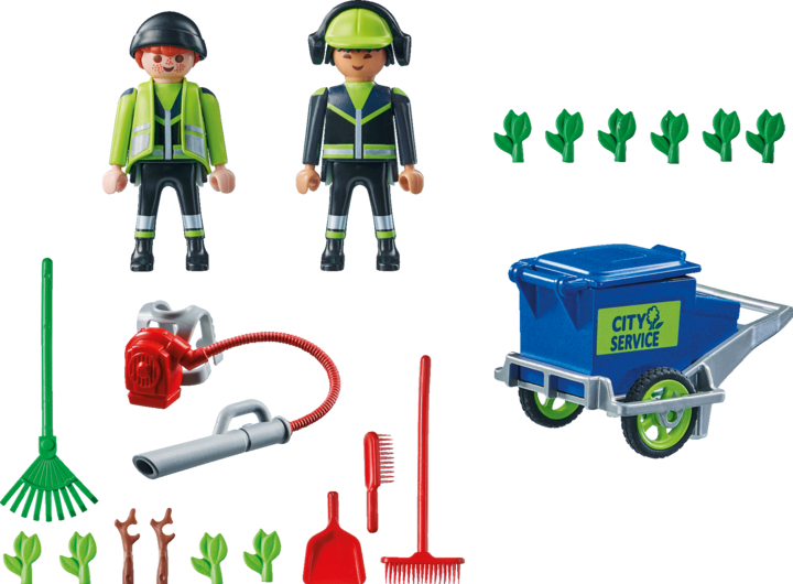Actual product image Playmobil Stadtreinigung mit E-Fahrzeug (71434, Playmobil City Action)