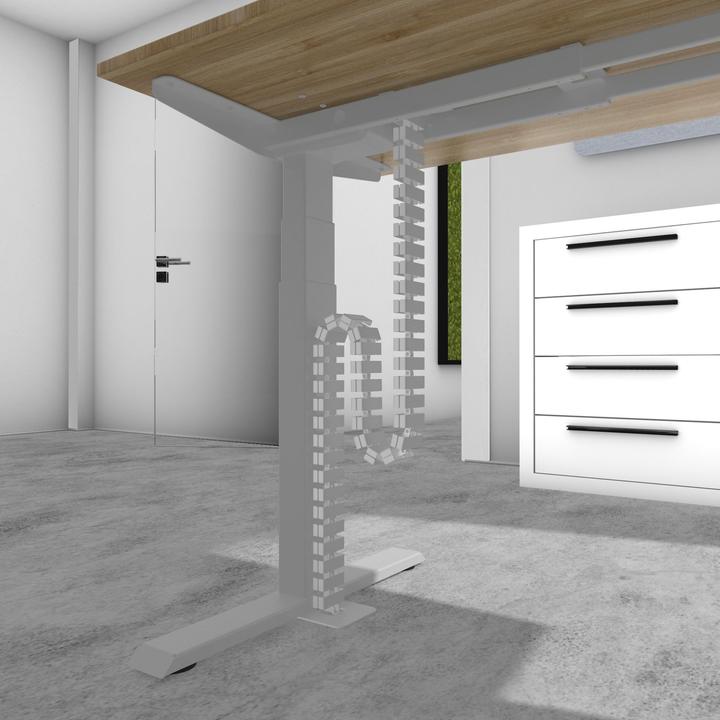 Actual product image BMB Beschläge BMB FLEXIT RT 2, Kabelführung für höhenverst. Arbeitsplätze (Duct)