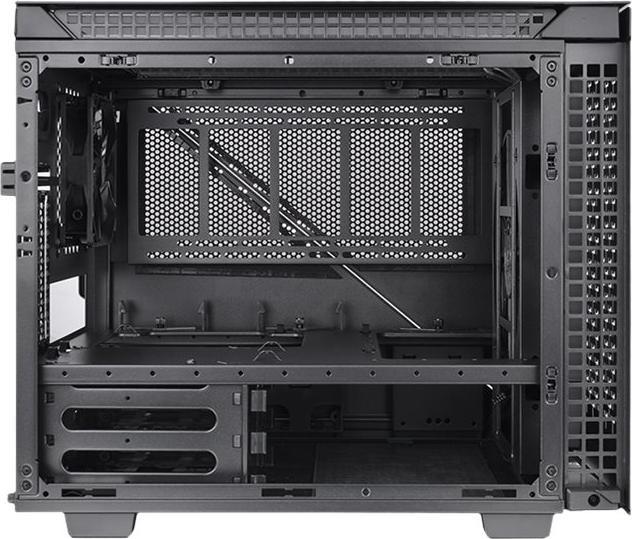 Actual product image Thermaltake Divider 200 TG Air Black (mATX)