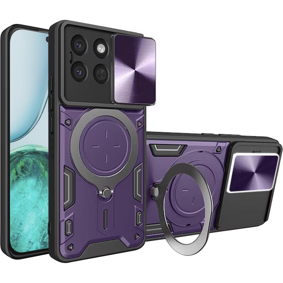 Techsuit - CamGuard Pro - Honor X8c - Purple (Honor X8), Cover smartphone, Viola