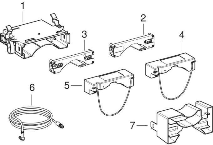 Produktbild Geberit GE Duofix Element f. WWC, 112 cm mit Sigma UP-SPK 12 cm
