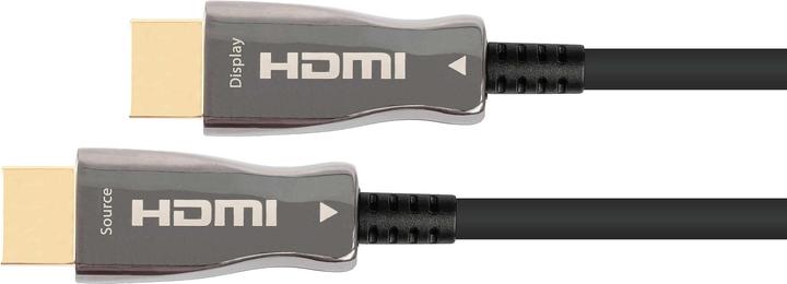Produktbild Python AOC Hybrid Ultra-High-Speed HDMI 2.1 Kabel, 8K @60Hz / 4K @120Hz, 48 GBit/s, schwarz, 10m (10 m, HDMI)