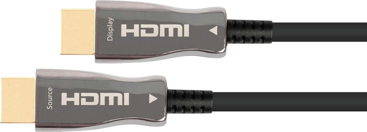 Image du produit Python Câble AOC Hybrid Ultra-High-Speed HDMI 2.1, 8K @60Hz / 4K @120Hz, 48 GBit/s, noir, 10m (10 m, HDMI)