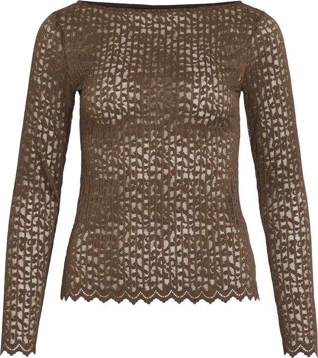 Immagine prodotto Vila VIROMINA U-Boot-Ausschnitt Oberteil mit langen Ärmeln (S)