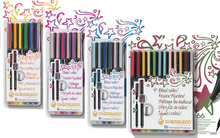 Produktbild Chameleon Fineliner Set (Indigo, 6 x)