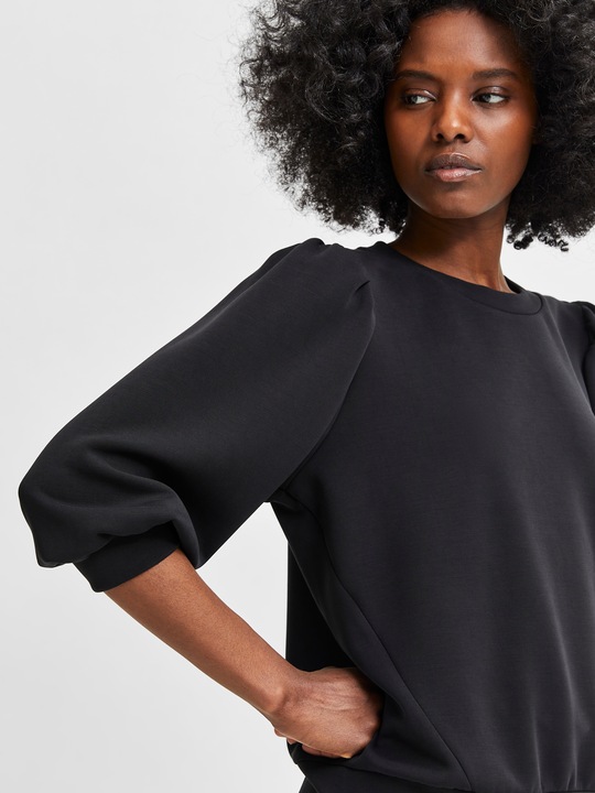 Actual product image Selected Femme Puff shoulder sweatshirt (XL)