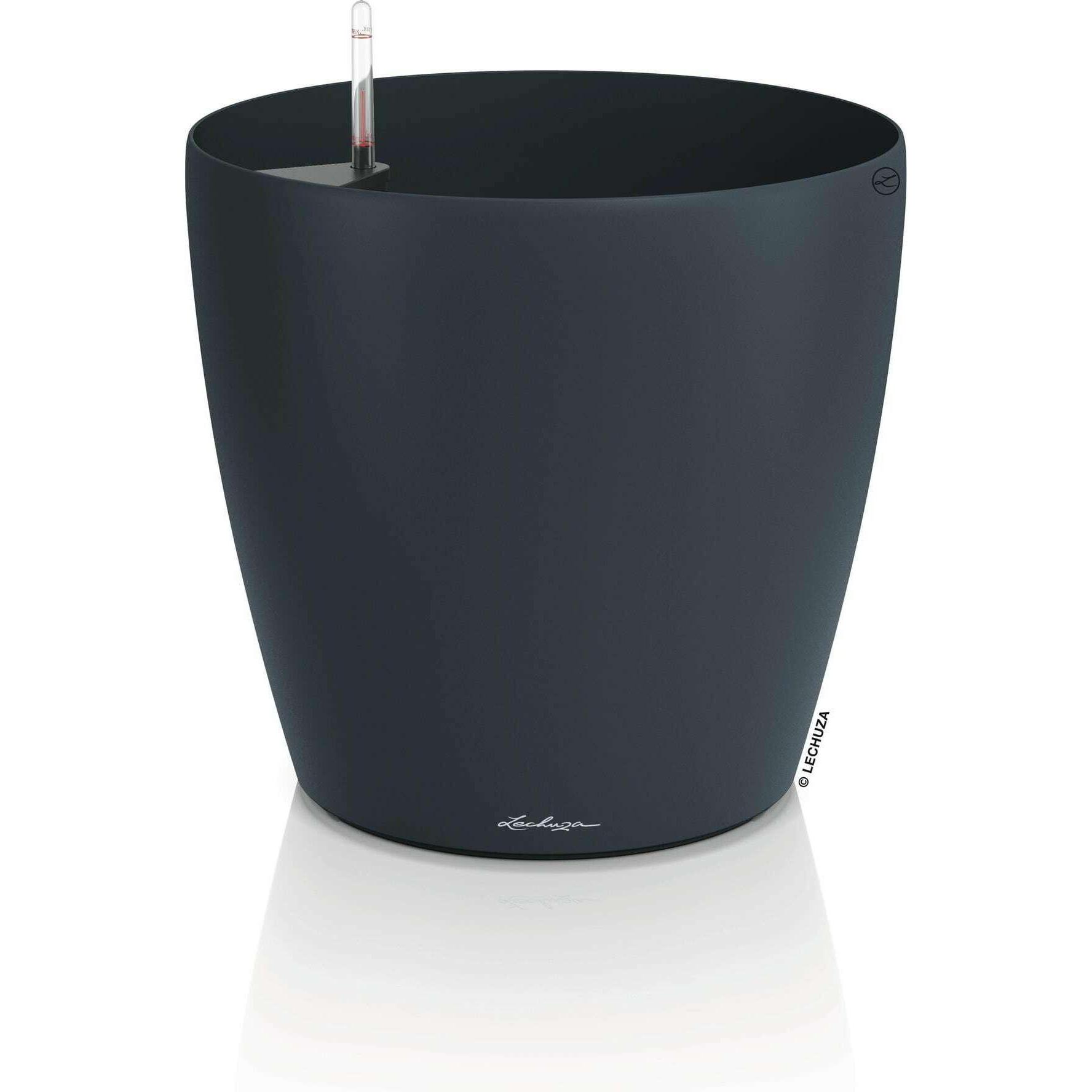 Lechuza, Vaso Da Fiori, BewäSserungsset Classico Color 50 Schiefergrau (50.50 X 50 Cm)