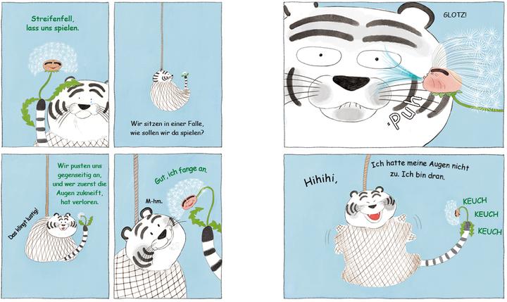 Produktbild Der Tiger und sein Löwenzahn (Deutsch, Gee Eun Lee, Ki-Hyang Lee, 2024)