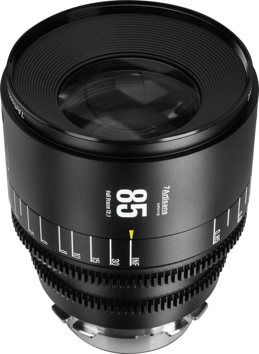 Image du produit 7artisans 85T21B-PL INF 85mm T2.1 INFINTE PL Mount (Black) (Arri PL, Monture L, Plein format)