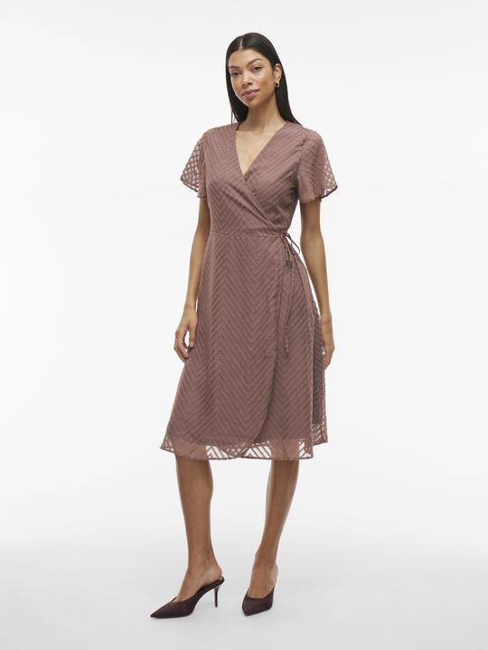 Actual product image Vila Short sleeve wrap dress (40)
