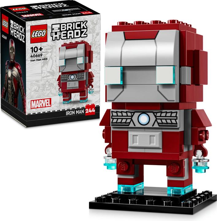 Actual product image LEGO BrickHeadz Marvel Iron Man MK5 (40669, LEGO Brickheadz)