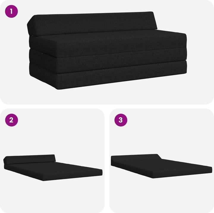 Produktbild vidaXL Klappbares Sofa