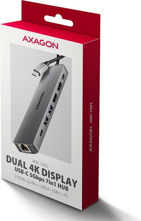 Immagine prodotto Axagon Nicht kategorisiert (USB-C, 7 porte)