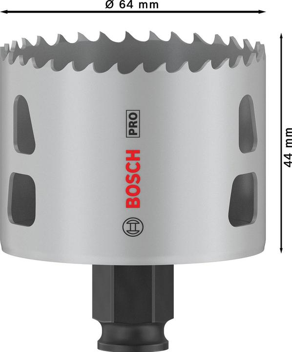 Image du produit Bosch Professional Zubehör Scie cloche PRO Multi Material PC Plus, 64 mm (64 millimètres)