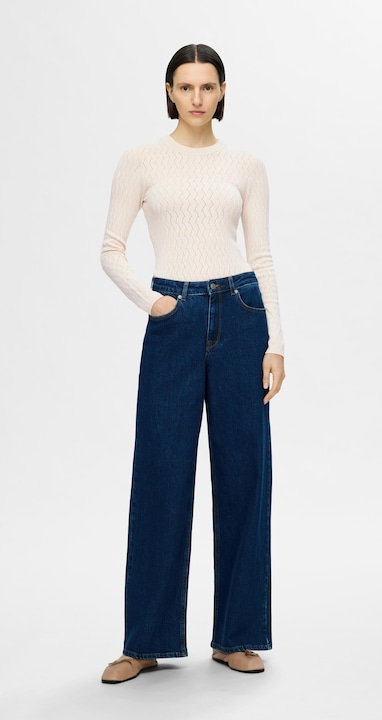 Actual product image Selected Femme Long sleeve knitted top (XL)