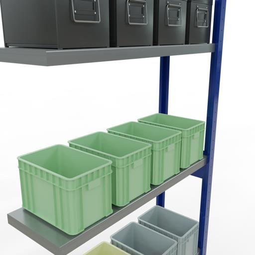 Actual product image Schulte Lagertechnik MULTIplus250 boltless add-on bay system with length bolts